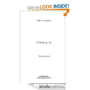 kom ça o) (French Edition) Lillou Castagnède  Kindle 