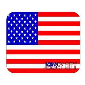  US Flag   Jersey City, New Jersey (NJ) Mouse Pad 