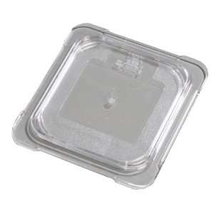   Clear 6 3/4 Inch by 6 3/8 Inch TopNotch Universal Flat Lid (Case of 6