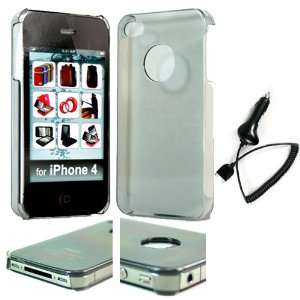 Black Transparent Crystal Case for Apple iPhone 4S and 