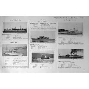   1953 54 Battle Ships Dogan Kas Canak Nusret Erkin Atak