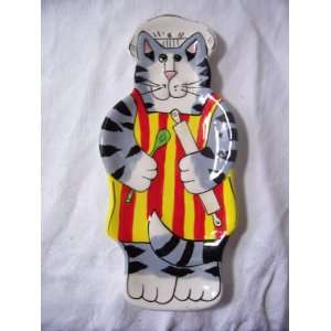  Candace Reiter Catzilla Chef Cat Spoon Rest Everything 
