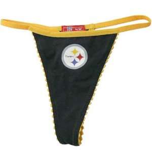    Pittsburgh Steelers Black Halftime Thong