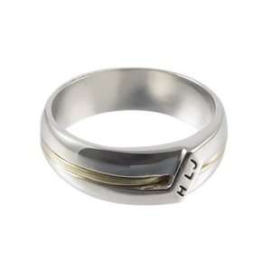  Orion HLJ LDS Ring   Sterling Silver and 14KT Yellow Gold 