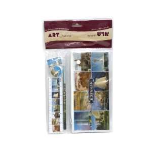 Tourist Stationary Set with Sites in Russian and Ruler, Erasers and 