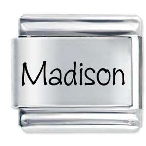  Name Madison Italian Charms Pugster Jewelry