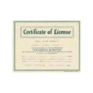  Certificate Ministers License (Package of 6) Everything 
