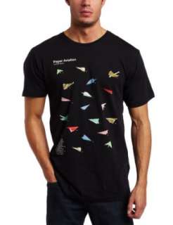  Lifetime Collective Mens Paper Aviation T shirt Clothing