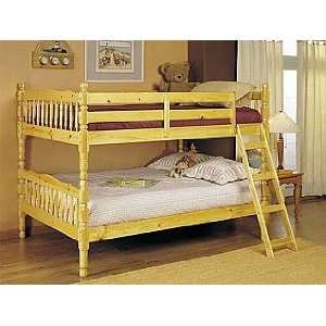    Acme Furniture Natural Finish Bunk Bed 02290