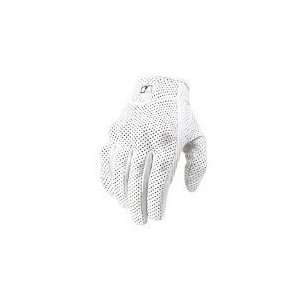    Icon Pursuit Motorcycle Gloves White Medium M 3301 0258 Automotive