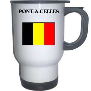  Belgium   PONT A CELLES White Stainless Steel Mug 