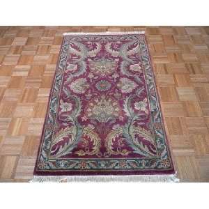  3x4 Hand Knotted Agra India Rug   30x411