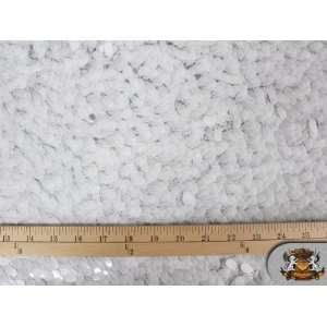  Sequin Fish Scale Taffeta White Fabric / 62 Wide / Sold 