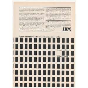  1961 IBM Random Access Doc Storage Retrieval System Print 