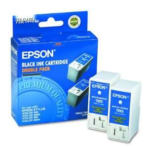  Epson T003012 Ink with 600 Page yield, 2 pk   Black 