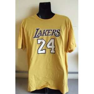  Lakers Kobe Shirt Yellow AD LG 