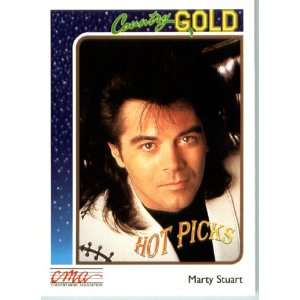  1992 Country Gold Trading Card #11 Marty Stuart In a 