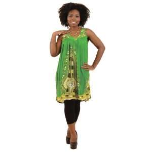  Traditional Sundress  Short / Green 