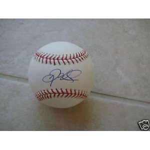  Doug Mientkiewicz Autographed Ball   Pirates Yankees 