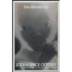  2001 A Space Odyssey (1968) 27 x 40 Movie Poster Style O 