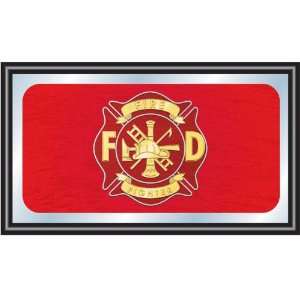  Best Quality Fire Fighter Wood Framed Mirror BIG 15 x 26 