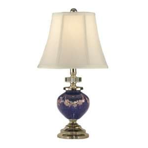  Dale Tiffany PG10178 Art Glass Table Lamp, Antique Brass 