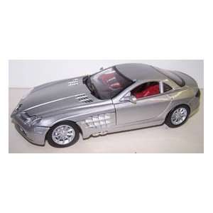   Scale Diecast Mercedes benz Slr Mclaren in Color Silver Toys & Games