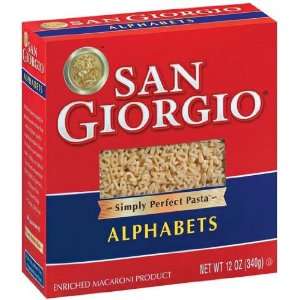 San Giorgio Alphabets   15 Pack  Grocery & Gourmet Food
