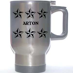  Personal Name Gift   ARTON Stainless Steel Mug (black 