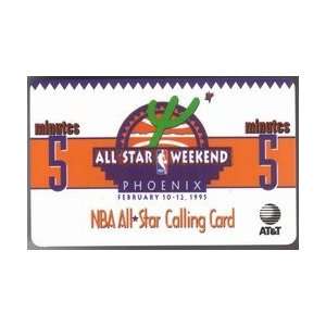   Phone Card 5m Basketball NBA All Star Weekend 1995 (Phoenix, Arizona