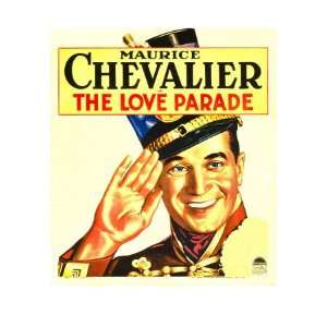 The Love Parade, Maurice Chevalier on Window Card, 1929 Premium Poster 