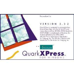  QuarkXPress 3.32 for Windows [3.5 inch diskettes 