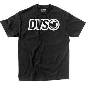  DVS Core Logo T Shirt   Large/Black/White Automotive