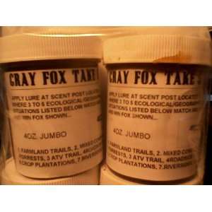 Gray Fox Take 5 Gray Fox / Red Fox Gland Lure and Call Lure for Land 