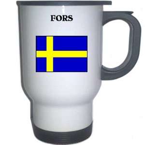  Sweden   FORS White Stainless Steel Mug 