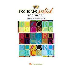  Hal Leonard Rock Solid Book & CD (Tenor Sax) Musical 