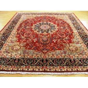  911 x 127 Red Persian Hand Knotted Wool Kerman Rug 