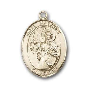  12K Gold Filled St. Matthew the Apostle Medal Jewelry