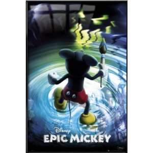  Mickey Mouse   Epic Mickey   Framed Gaming Poster (Mickey 