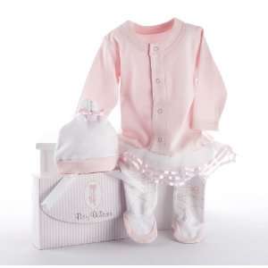 Baby Aspen Big Dreamzzz Baby Ballerina Layette Set with Gift Box, Pink 