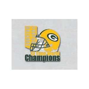   Bay Packers 4x Super Bowl 13x World Champions Pin