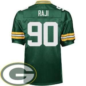 Green Bay Packers #90 B.J. Raji Jersey Authentic Football Green 