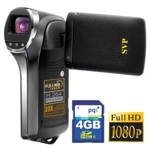  SVP T500 Bk FULL HD 1440x1080p Digital Camcorder + Camera 