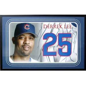  Derrek Lee Chicago Cubs Unsigned Framed Jersey Numbers 