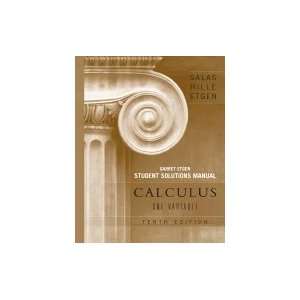  Calculus One Variables   Student Solutions Manual, 10TH 