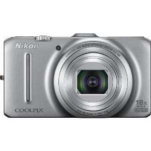  Nikon Coolpix S9300 16 Megapixel Digital Camera   Silver 