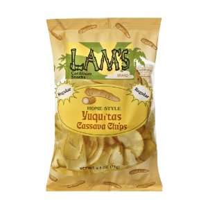 Lams Yuca Chips (Case of 24   2.5 Oz Bags)  Grocery 