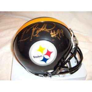  Levon Kirkland Pittsburgh Steelers Autographed Mini Helmet 