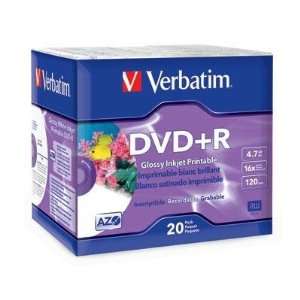  Verbatim/Smartdisk 16x Dvd+R Media 4.7gb 120mm Standard 20 