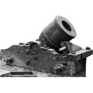 Model 1841 8 inch Siege Mortar Civil War Weapon Cutout Standup Standee